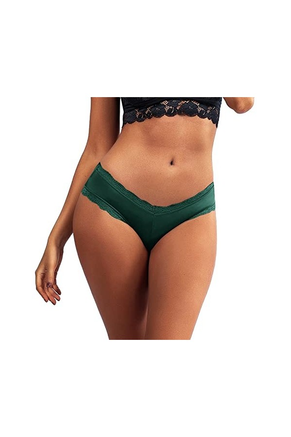 Culottes pour Femme Pack Sexy Sexy Womens Transparent Dentelle épissage Culottes Coton Creux qualité Respirante Slip Sexy pou