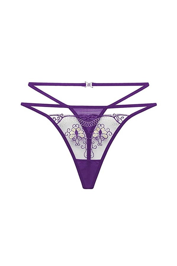 Lingerie Femme Sexy Ensemble Homme Sexy Hot y2*k Femme Mesh Style Mince Respirant Évidé String Taille Basse Sexy Coquine Pur