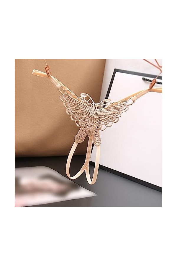 Lingerie Femme Sexy Ensemble Homme Sexy Hot y20.k Femmes brodé Creux Sexy Taille Basse caleçon Ouvert Coupe Perle Massage Str