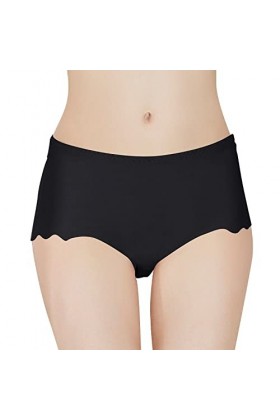 Vexiangni Culotte pour femme - Ouvert - Sans coutures - Transparent - Grande taille - String stretch - Coton - Taille haute -