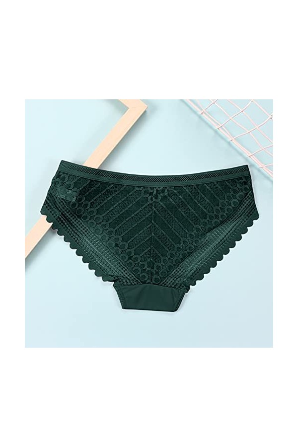 Générique Culotte Femme Sexy Chic Hipster Taille sans Couture Ouvert Slips Stretch Crochet Dentelle Doux Sexy Et Respirant Se
