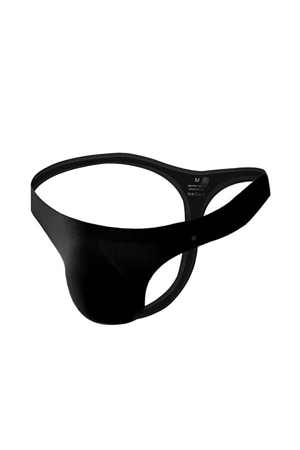 BOTCAM Boxer ample pour homme - Mode - Solide - Sexy - Slip - Sous-vêtements - Pantalon sexy - Culotte pour homme, Noir , XXL