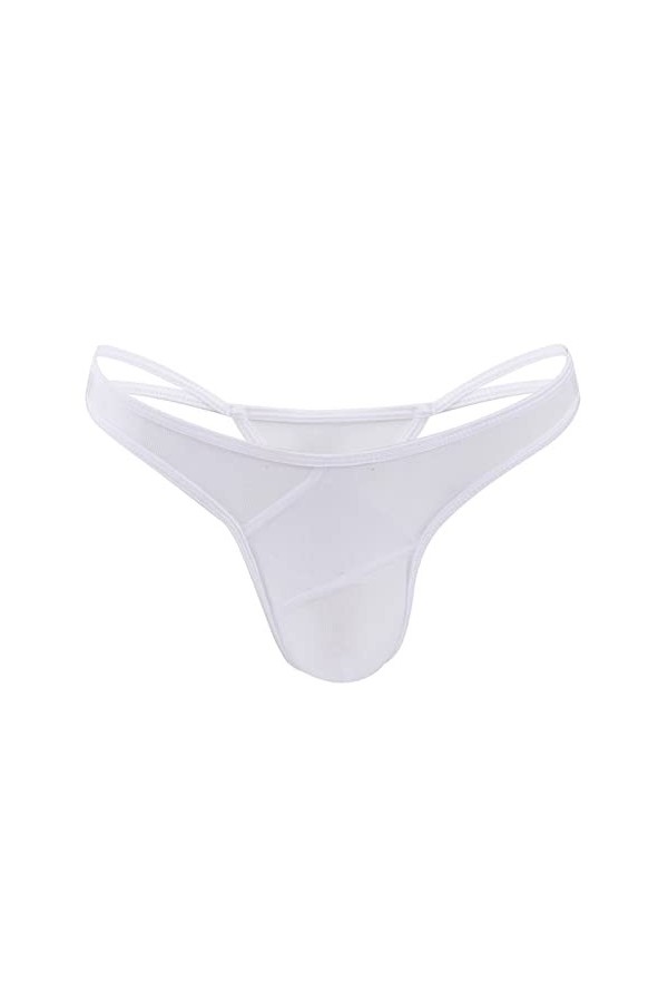 Junhasgood Strings Sexy Homme Hommes Mens Sexy Lingerie Européenne Et Chaîne Dentelle Ajourée Mens String Goût sous-Vêtements