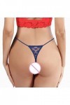 Lingerie Femme Sexy Ensemble Homme Sexy Hot y*2*k Femmes Sexy Taille Basse Dentelle Motif élastique T Dentelle String Culotte