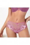 Lingerie Femme Sexy Ensemble Homme Sexy Hot y25k Femmes Culotte Rose Dentelle Transparent Évider Sous-Vêtements Confort Sans 