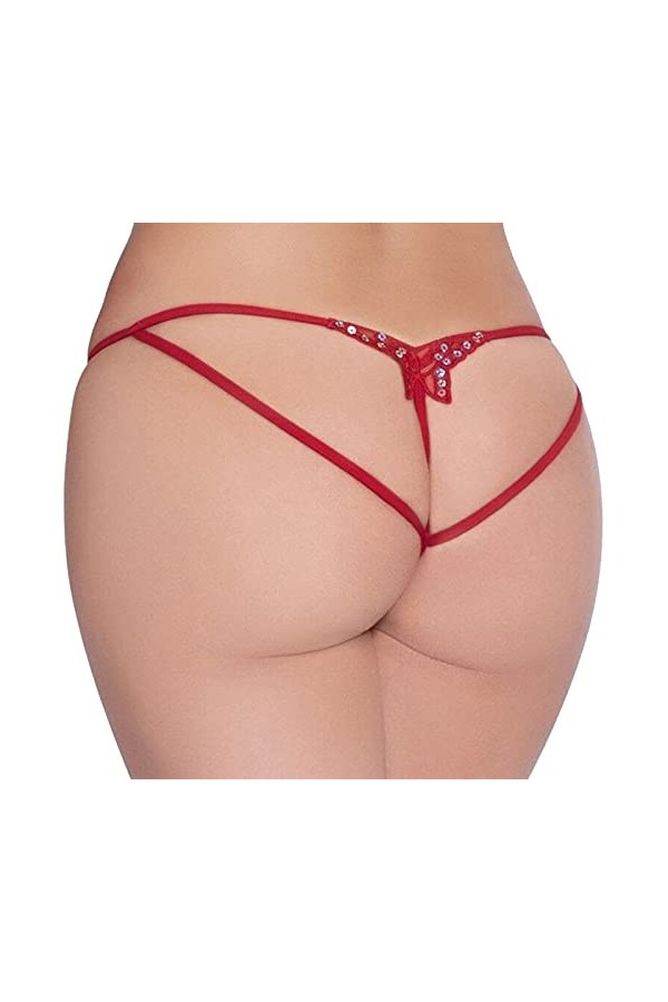 Lingerie Femme Sexy Ensemble Homme Sexy Hot y20k sous-vêtements Thong Couleur Transparent Entrejambe Femmes Ouvert Broderie S