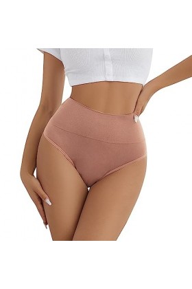 Culotte en coton pour femme - Taille haute - Sous-vêtements confortables - Sous-vêtements hipster, Rose, M