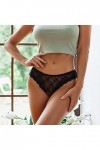 Lingerie Femme Sexy Ensemble Homme Sexy Hot y25k Femmes Sexy Floral Lace Mesh Culotte Low Rise Hollow Out Transparent Plus Si