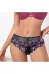 Lingerie Femme Sexy Ensemble Homme Sexy Hot y25k Femmes Culotte Rose Dentelle Transparent Évider sous-Vêtements Confort sans 