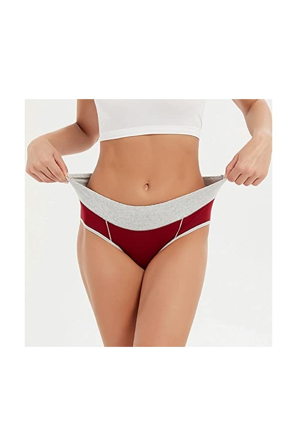 Lingerie Femme Sexy Ensemble Homme Sexy Hot y25k sous-vêtements en Coton pour Femmes Taille Haute Pleine Couverture Dames Cul