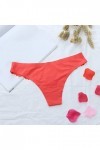 Lingerie Femme Sexy Ensemble Homme Sexy Hot y26k Culotte sans Couture en Soie glacée pour Femme en Dentelle Ensemble Rouge W