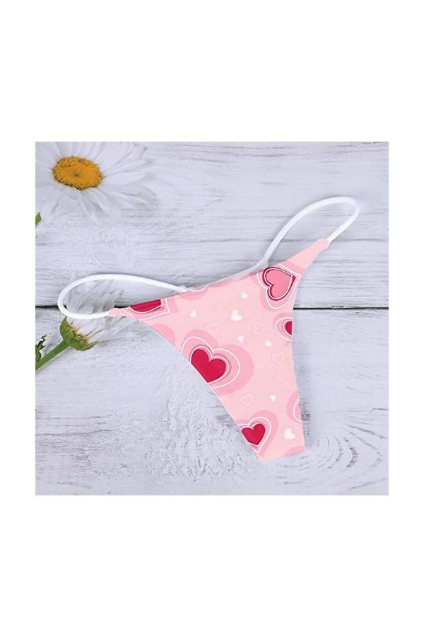 Lingerie Femme Sexy Ensemble Homme Sexy Hot y22k Culotte String Sexy Saint Valentin Culotte en Dentelle Taille Basse pour Fem