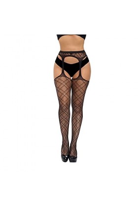 Lingerie Femme Sexy Ensemble Homme Sexy Hot y29k Dot Stockings Vintage Thin Mesh Womens Sexy Pantyhose Print Combinaisons Se