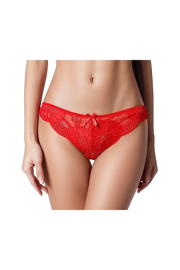 Lingerie Femme Sexy Ensemble Homme Sexy Hot y21k Femmes Volants Creux sous-vêtements Dentelle Basse Taille de larc Sexy Conf