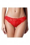 Lingerie Femme Sexy Ensemble Homme Sexy Hot y21k Femmes Volants Creux sous-vêtements Dentelle Basse Taille de larc Sexy Conf