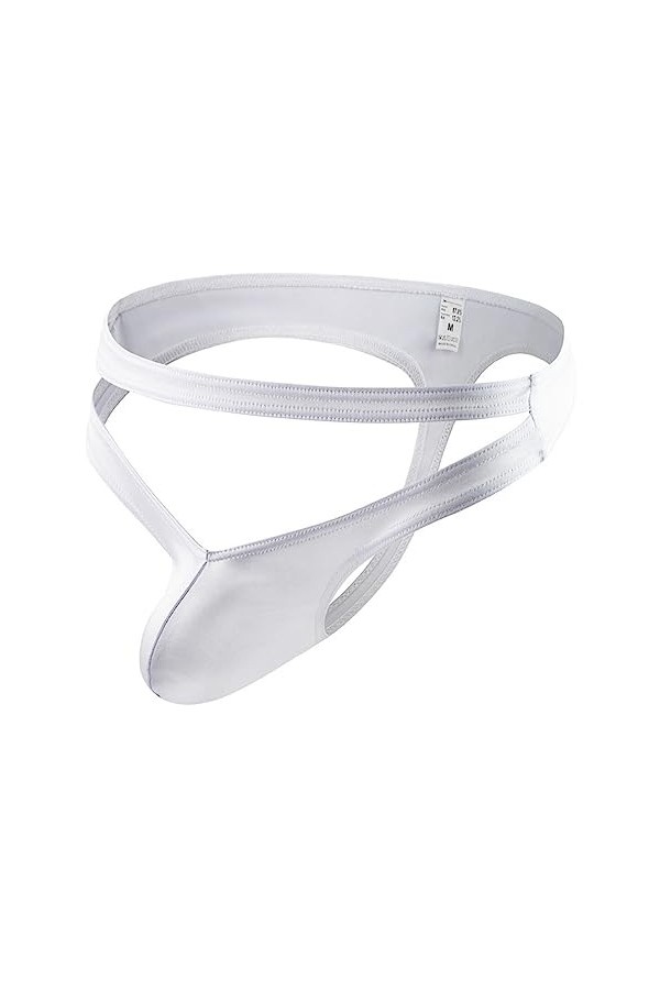 Gefomuofe Body string pour homme - String ouvert - Sous-vêtements ouverts - Sous-vêtements pour homme - String amusant pour h