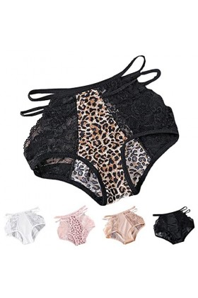Aoklidil Sous-vêtements sexy pour femme - Noir - Sexy - En résille - Culotte - String pour femme - Noir, b-noir, L