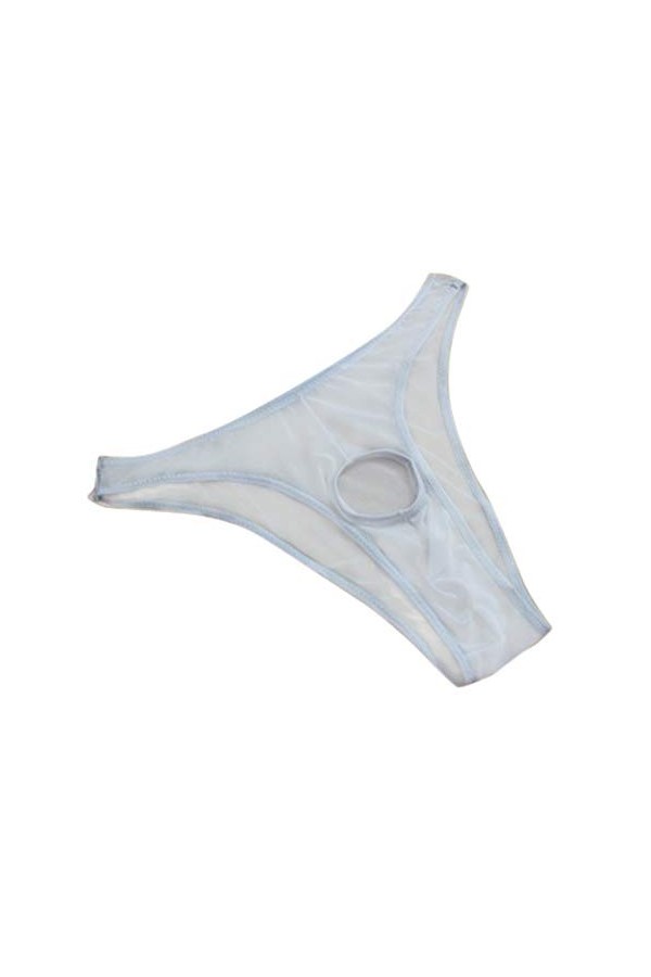 Générique Lingerie Sexy Femme Body et Combinaison Sexy Hole Underpant T-Back Passion Men Robe Sexy Coquine Ouverte White, On