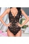 Lingerie Sexy Femme Coquine Hot Ouverte Sensuelle Lingerie Slutty Hot Teddy Erothique Ensemble Ouverte Sleepwear Grande Taill