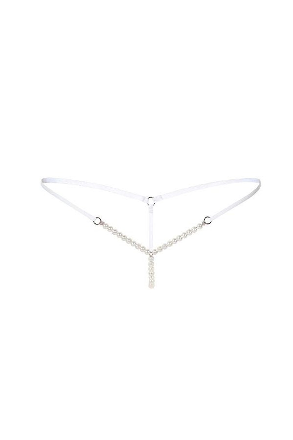 Lingerie Sexy Femme Body et Combinaison Strings Solides et Bas Sexy G-String sous-vêtements Taille Femmes Pearl Costume Sexy 