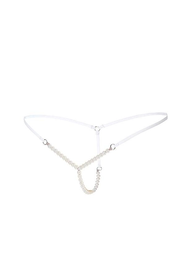 Lingerie Sexy Femme Body et Combinaison Strings Solides et Bas Sexy G-String sous-vêtements Taille Femmes Pearl Costume Sexy 