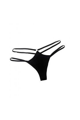 Générique Lingerie Sexy Femme Body et Combinaison Out with Hollow Sexy Womens T-Back Briefs Transparent Femmes sous-vêtement