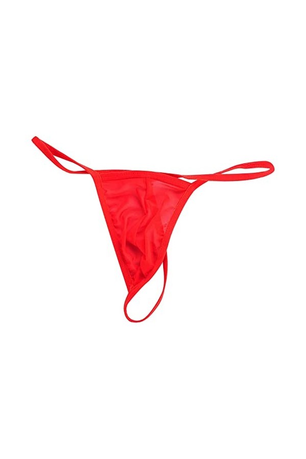 ADMAY 2023 New y/2k Style Lingerie pour Hommes String en Maille T Pantalon Sexy en Forme de U Poche Poche Culotte sous-vêteme