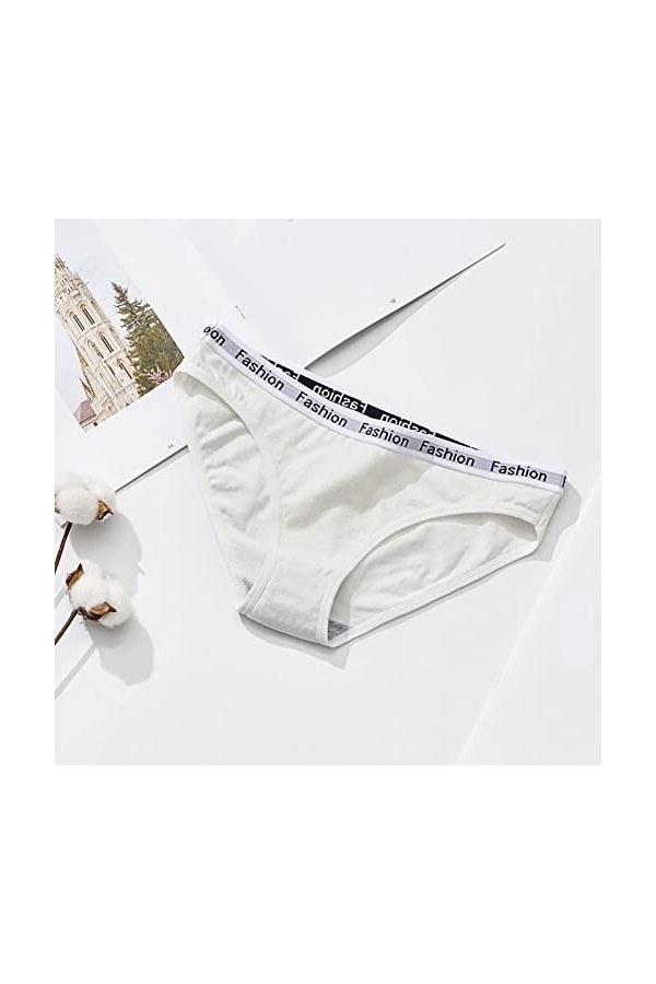 String Stretch Femme Culottes en Pur Coton et Soie Slips Couleur Unie Pantalons Triangle de Absorbante Menstruelle 2023 Nouve