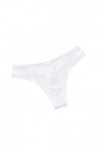 Générique Strings Hot Sexy Femme élégant T Sexy Lingerie Dentelle Retour Doux Thong Culotte de Nuit Confortable White-A, XXX