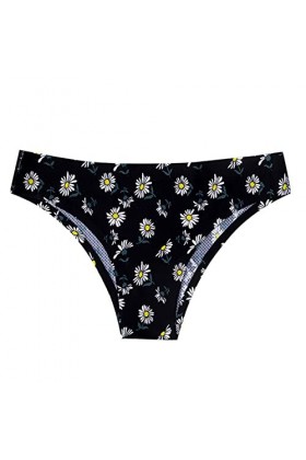 Culottes pour Femme en Pur Coton et Soie Slips Couleur Unie Shorts Stretch Pantalons Triangle de Absorbante Menstruelle Short