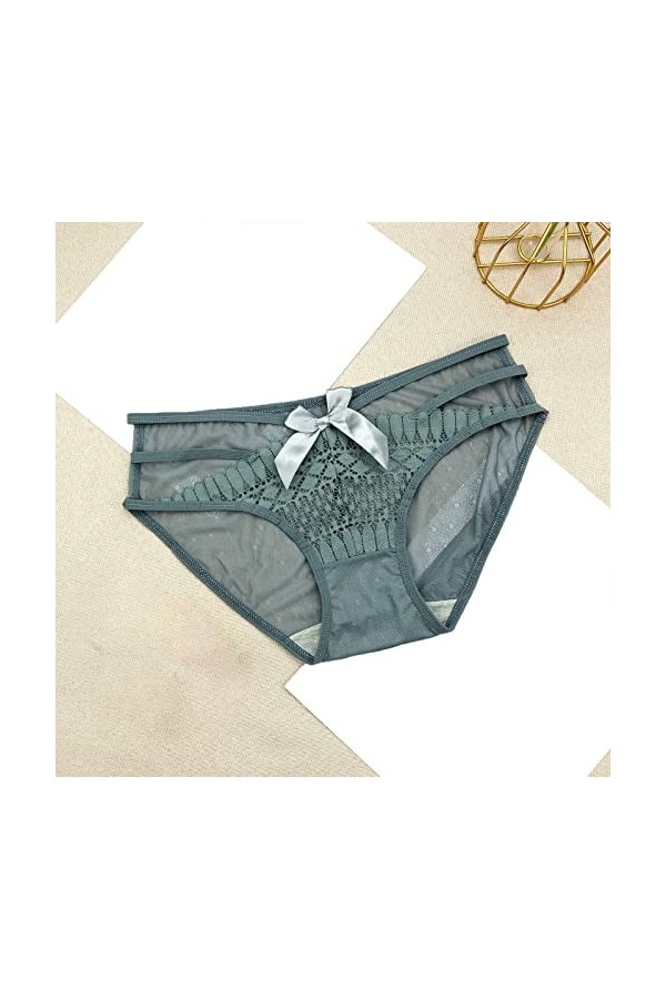 Culotte Anti Fuite Urinaire Femme Lavable Douce sous-Vêtements Sexy Respirant Pantalons Triangle sans Couture Tanga Period Co