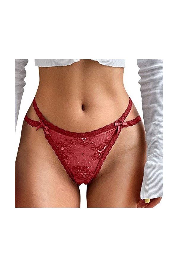 PANPANY Culottes pour Femme Confortables Multicolore Panties Soutien-Gorge Dentelle Culottes Slips sans Couture sous Vetement