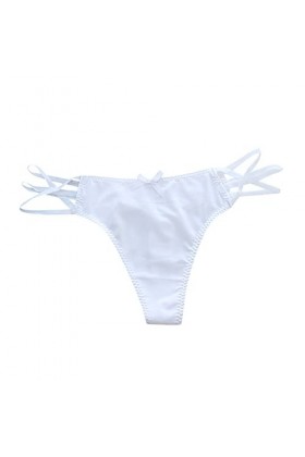 PANPANY Culottes pour Femme Dentelle Taille Basse Tanga Femme Confortables Culotte Multipack Soutien-Gorge Multicolore sans C