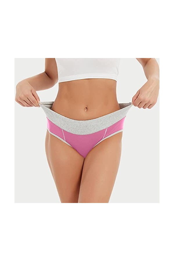 Lingerie Femme Sexy Ensemble Homme Sexy Hot y25k sous-vêtements en Coton pour Femmes Taille Haute Pleine Couverture Dames Cul