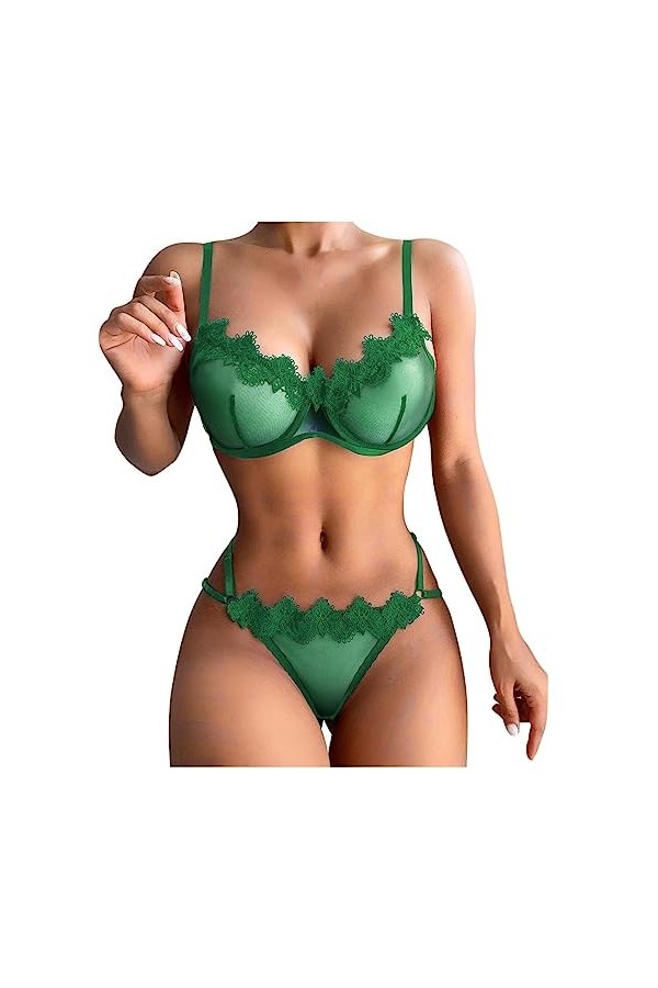 BOTCAM Culotte sexy pour femme - String sexy - Respirant - Doux - Multicolore - Sous-vêtements sexy - En coton stretch - Tail