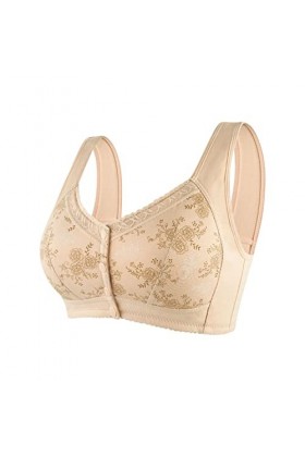 CUTeFiorino Soutien-gorge rembourré sans anneau en acier pour femme - Dos en T fermé - Grande taille - Sans coutures - Sans d