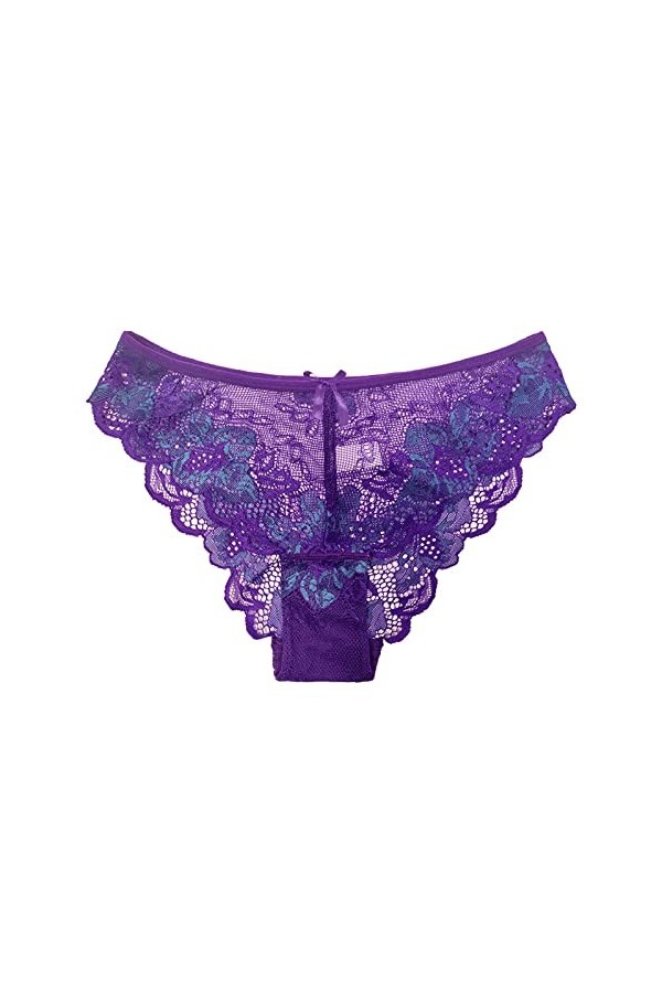 Lingerie Femme Sexy Ensemble Homme Sexy Hot y25k Femmes Culotte Rose Dentelle Transparent Évider sous-Vêtements Confort sans 