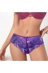 Lingerie Femme Sexy Ensemble Homme Sexy Hot y25k Femmes Culotte Rose Dentelle Transparent Évider sous-Vêtements Confort sans 