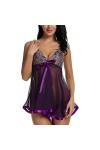 Lingerie Femme Seduction Sexy Erotique Unique Nightwearlingerie Sexy Femmesous-Vêtements Érotiques en Dentelle Sexy Nuisette 