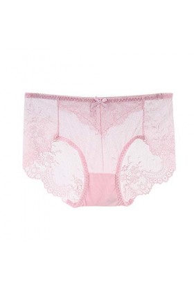 Déguisement Sexy Coquine Mesdames Nouvelle Sexy Dentelle Mi-Taille Culotte Maille Coton Entrejambe Culotte Lingerie Ouverte S