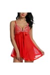 Lingerie Femme Seduction Sexy Erotique Unique Nightwearlingerie Sexy Femmesous-Vêtements Érotiques en Dentelle Sexy Nuisette 