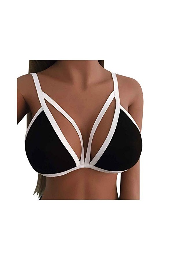 Lingerie Femme Sexy Ensemble Homme Sexy Hot y.2k Imprimé pour Femme Dentelle Spaghetti Sexy Bra Floral sous-vêtements Ensembl