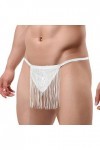 Junhasgood Strings Sexy Homme Hommes Mens Sexy Lingerie Européenne Et Chaîne Dentelle Ajourée Mens String Goût sous-Vêtements