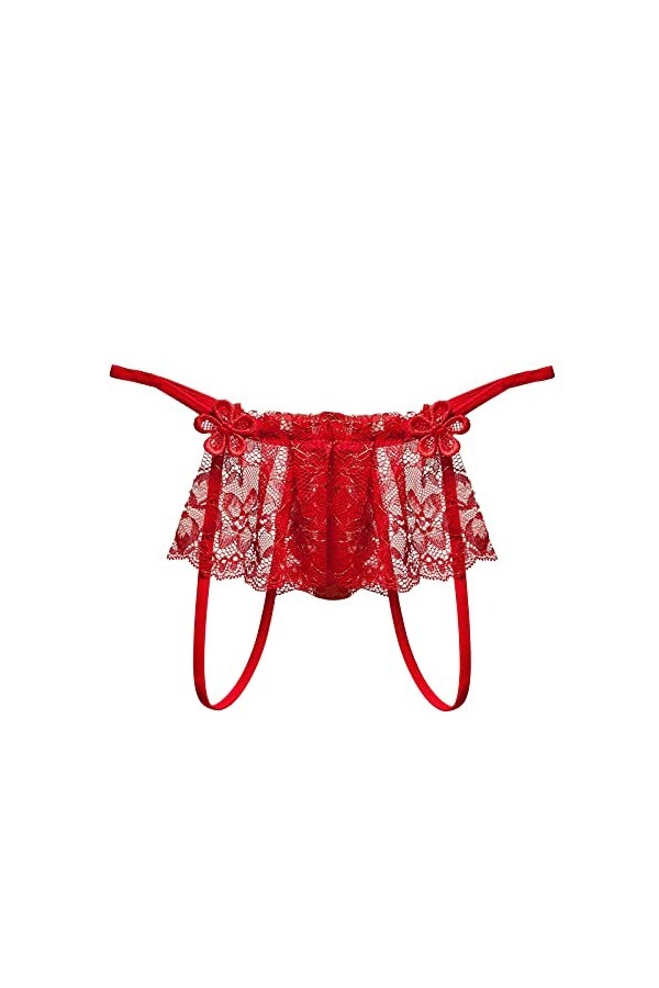 MKIUHNJ Lingerie de haute qualité Thong dentelle sous-vêtements culotte pantalon femme string sexy dames lingerie en maille, 