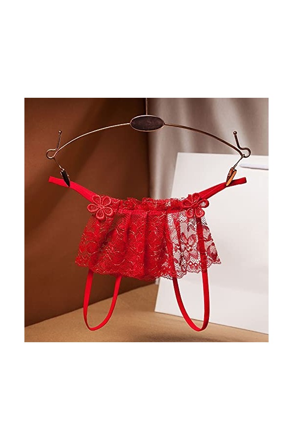 MKIUHNJ Lingerie de haute qualité Thong dentelle sous-vêtements culotte pantalon femme string sexy dames lingerie en maille, 