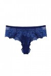 FGUUTYM Lingerie Femme Body Rouge Dentelle Sous-vêtements Bas Sexy Femme, bleu foncé, L