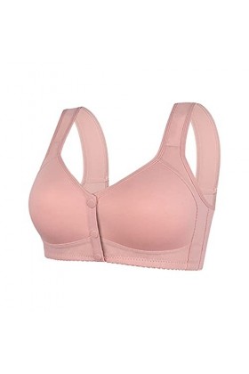 CUTeFiorino Soutien-gorge pour femme sans anneau en acier, fermeture à lavant, dos en T, grande taille, sans coutures, sans 
