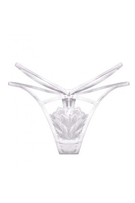 IKFIVQD Sous-vêtements sexy pour femme - String - Culotte en dentelle pour femme, Blanc 9., taille unique