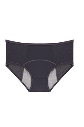 Culotte sans Couture Femme Stretch sous-Vêtements Taille Mi-Haute Period Lingerie Sexy Tangas Fit Classique Pantalons Triangl