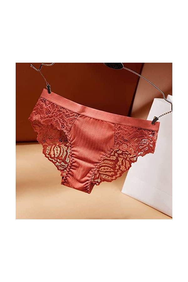 Générique La Petite Culotte Femme Hipster Briefs Douce sans Coutures Panty sans Couture Underwear Transparente Couleur Unie S